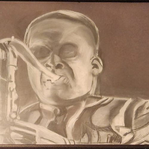 Sepia Jazz Man
